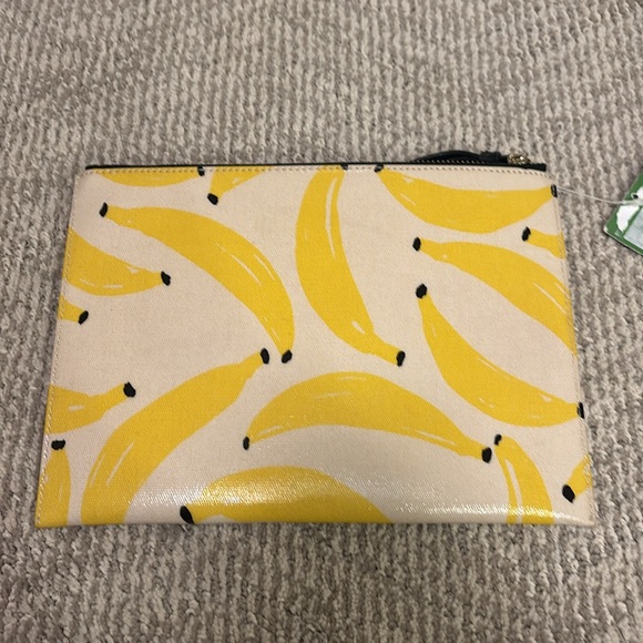 NWT Kate spade “That’s Bananas” wristlet zipper pouch - Picture 5 of 5
